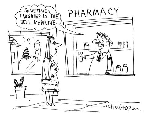 'Sometimes, laughter is the best medicine.'