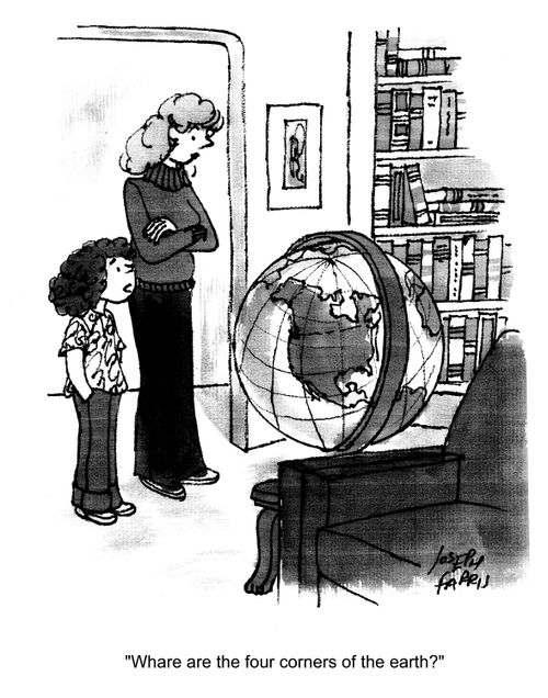 'Where are the four corners of the earth?'