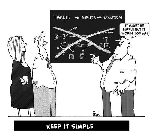 Keep it simple.