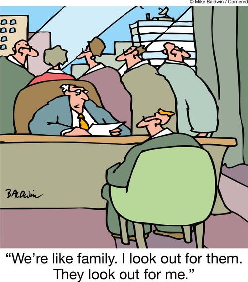 'We're like family. I look out for them. They look out for me.'