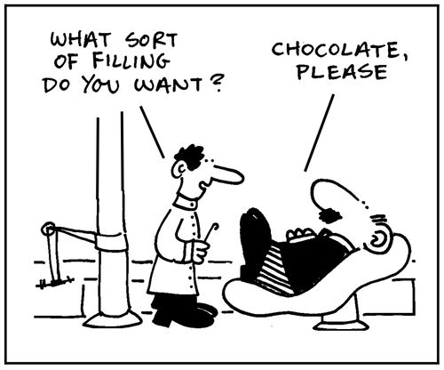 'What sort of filling do you want?'