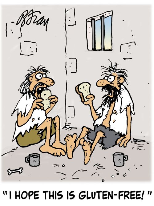 'I hope this is gluten-free!'