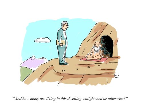 'And how many are living in this dwelling-enlightened or otherwise?'
