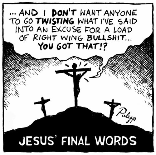 Jesus- his final words.