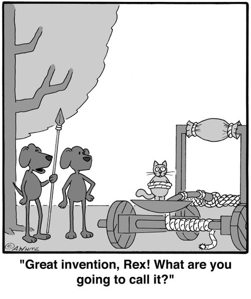 'Great invention, Rex! What are you going to call it?'