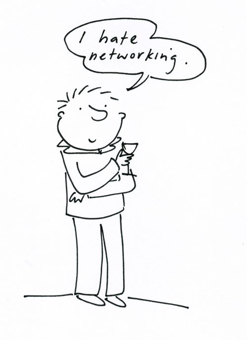 'I hate networking.'