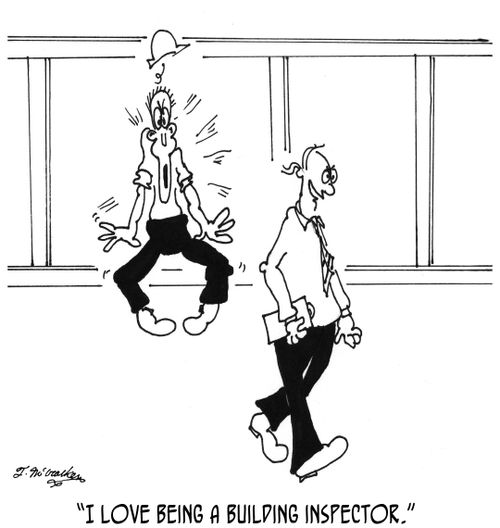 'I love being a building inspector.'