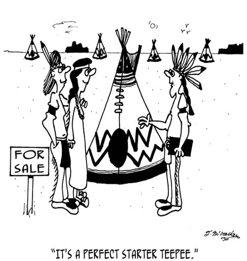 'It's a perfect starter teepee.'