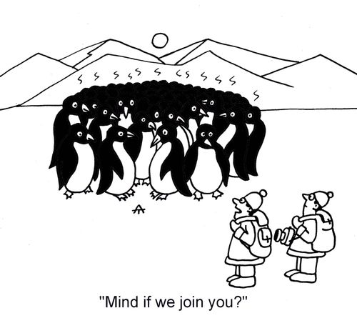 'Mind if we join you?'