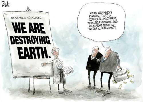 Research Concludes: We are destroying Earth.