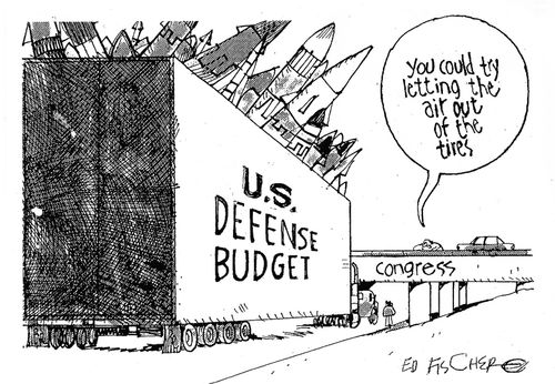 Defense Budget: 'You could try letting the air out of the tires.'