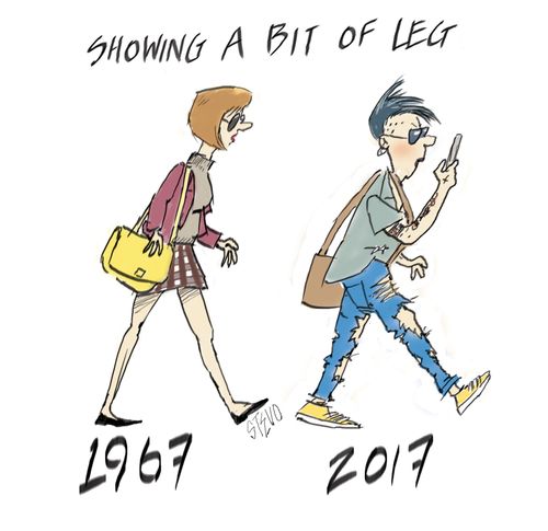 Showing A Bit of Leg: 1967 and 2017