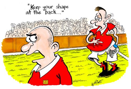 "Keep your shape at the back...."