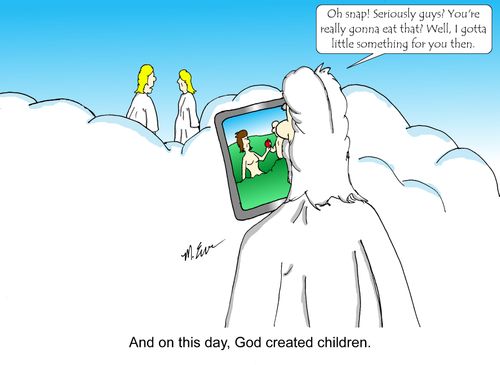 And on this day, God created children.