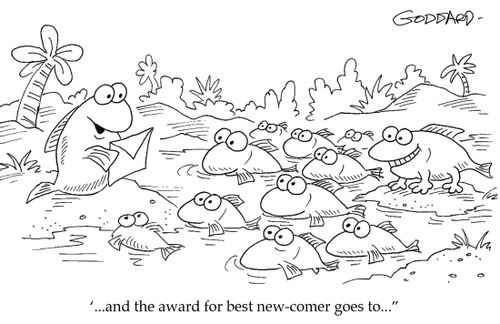 '...and the award for best newcomer goes to...'