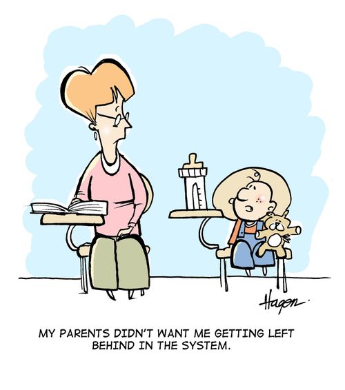 'My parents didn't want me getting left behind in the system.'