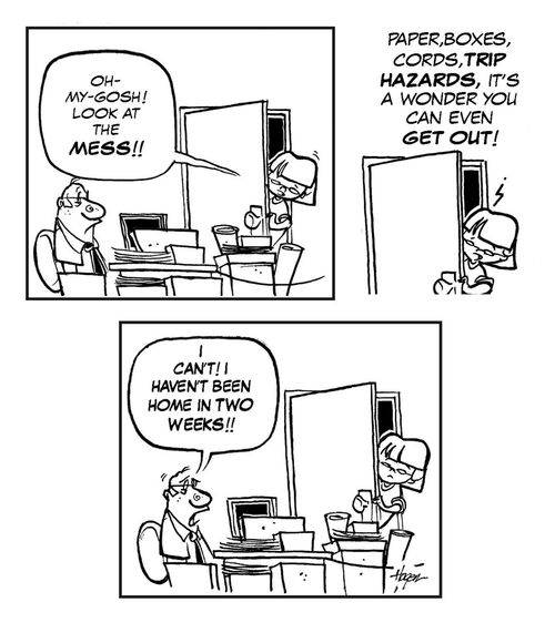 Office Safety - Slip/Trip Hazards.