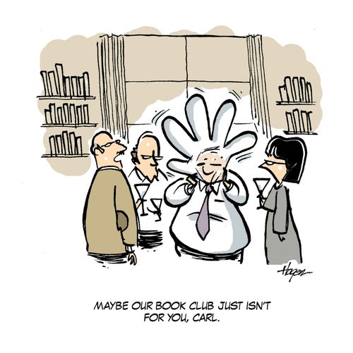 'Maybe our book club just isn't for you, Carl'