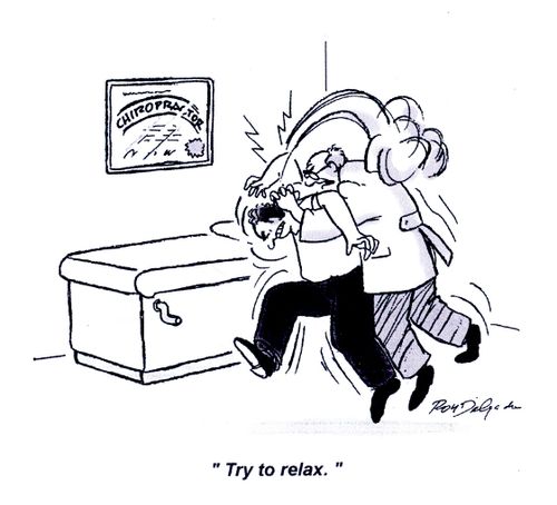 'Try to relax.'