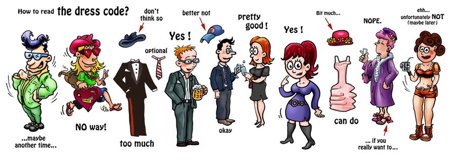 How to read the dress code?