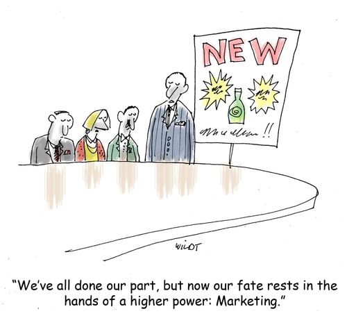 'We've all done our part, but now our fate rests in the hands of a higher power: Marketing.'