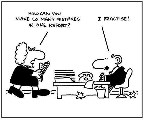 'How can you make so many mistakes in one report?'