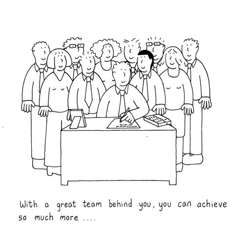 With a great team behind you, you can achieve so much more...