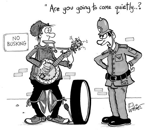 "Are you going to come quietly..?"
