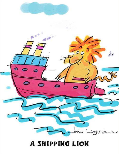 A Shipping Lion.