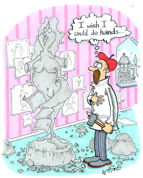 "I wish I could do hands..."