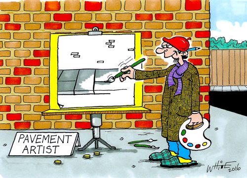 Pavement artist.