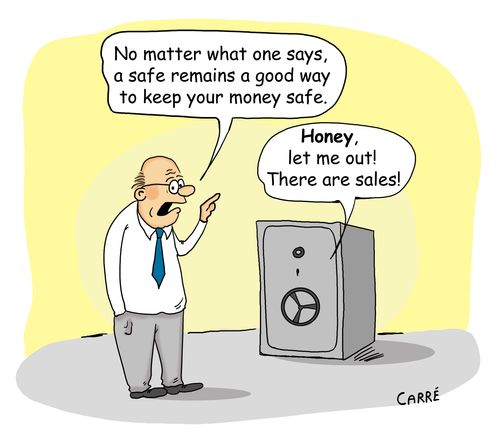 "No matter what one says, a safe remains a good way to keep your money safe."