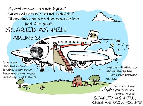 Scared as Hell Airlines.