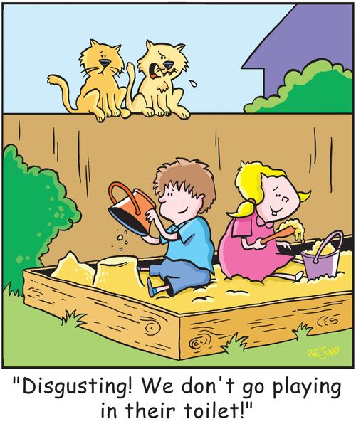 'Disgusting! We don't go playing in their toilet!'