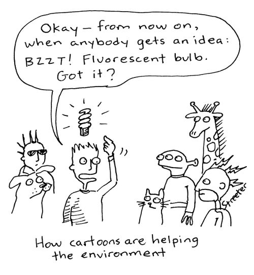 How cartoons are helping the environment.