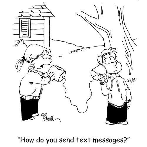 'How do you send text messages?'