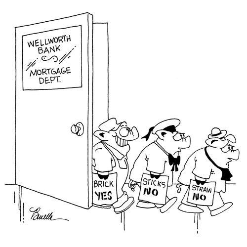 Three little pigs-mortgage.