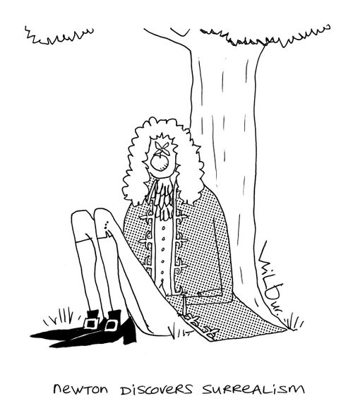 Newton Discovers Surrealism.