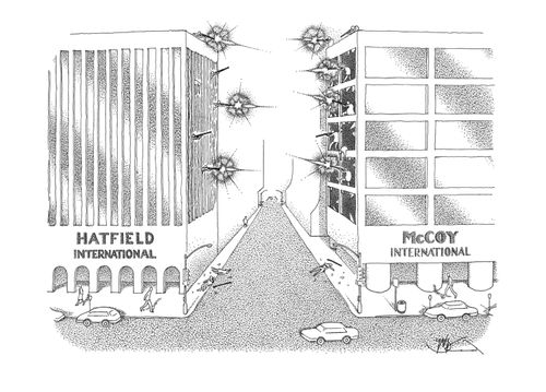 Hatfield and McCoy International battle.