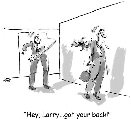 Hey, Larry...got your back!