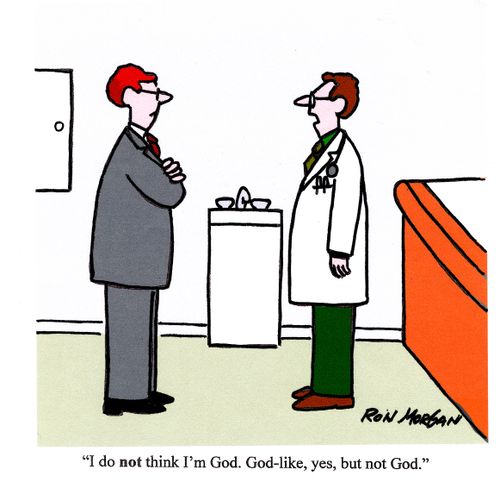 'I do not think I'm a God. God like, yes. But not God.'