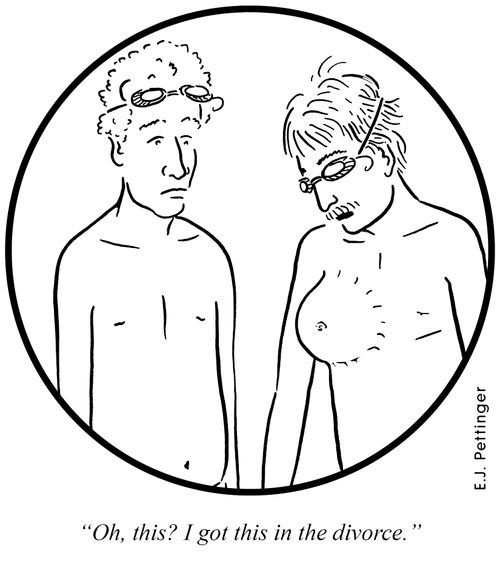 'Oh, this? I got this in the divorce.'