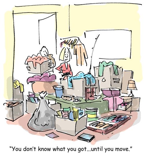 'You don't know what you've got...until you move.'