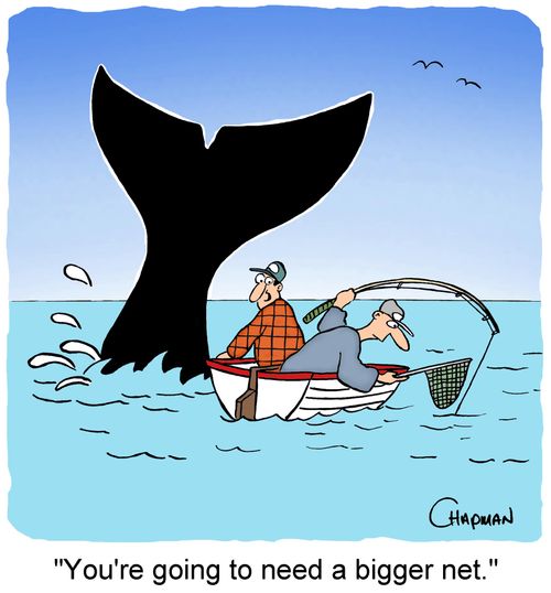 'You're going to need a bigger net.'
