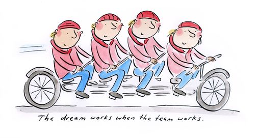 The dream works when the team works