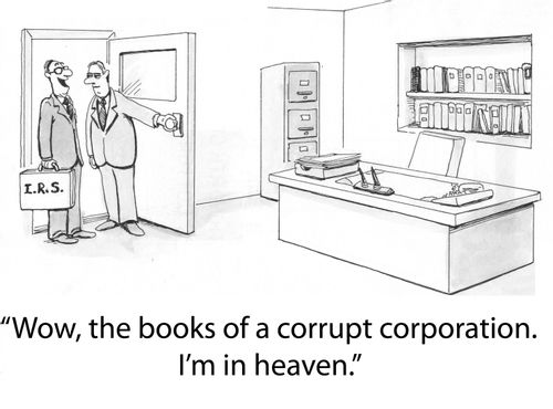 Wow, the books of a corrupt corporation. I am in heaven.