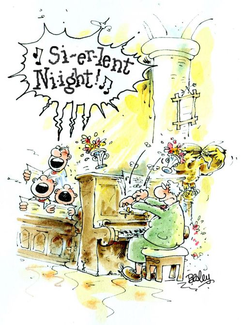 A band rendition of Silent Night.