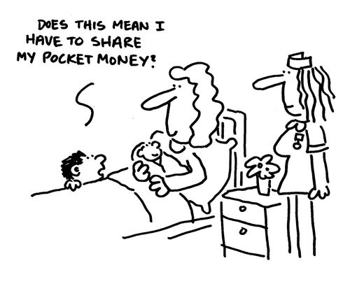 'Does this mean I have to share my pocket money?'