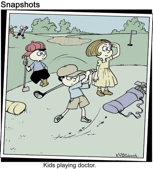 Kids Playing Doctor.