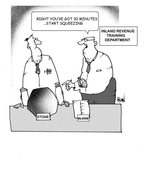 'Right you've got 30 minutes...start squeezing.'